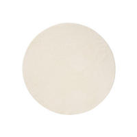 HOCHFLORTEPPICH rund Soda Weiß ø 160 cm rund - Weiß, Textil (160/160cm) - benuta Nest