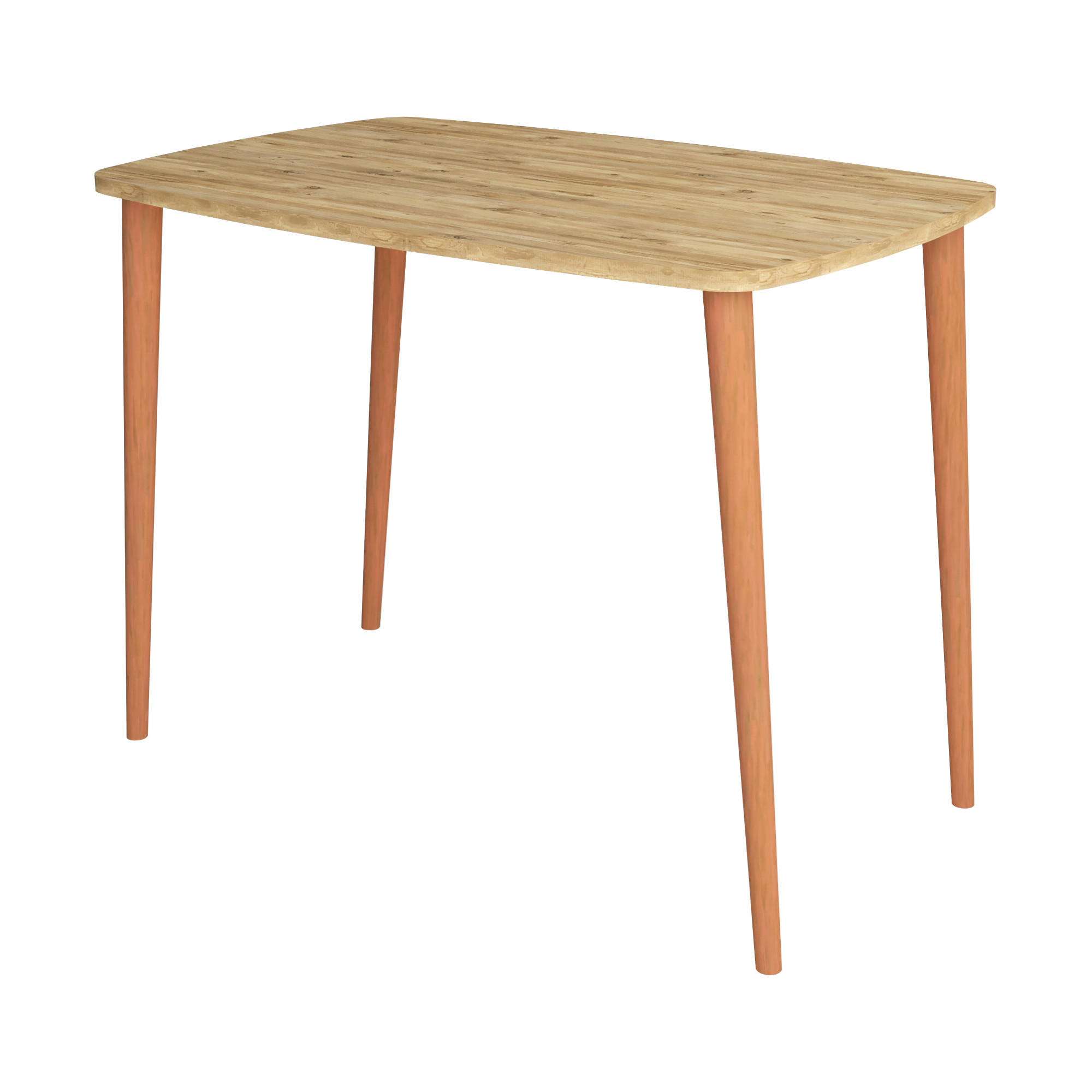SCHREIBTISCH Kongsberg - Eichefarben/Naturfarben, Holz/Holzwerkstoff (60/90/70cm) - [en.casa]