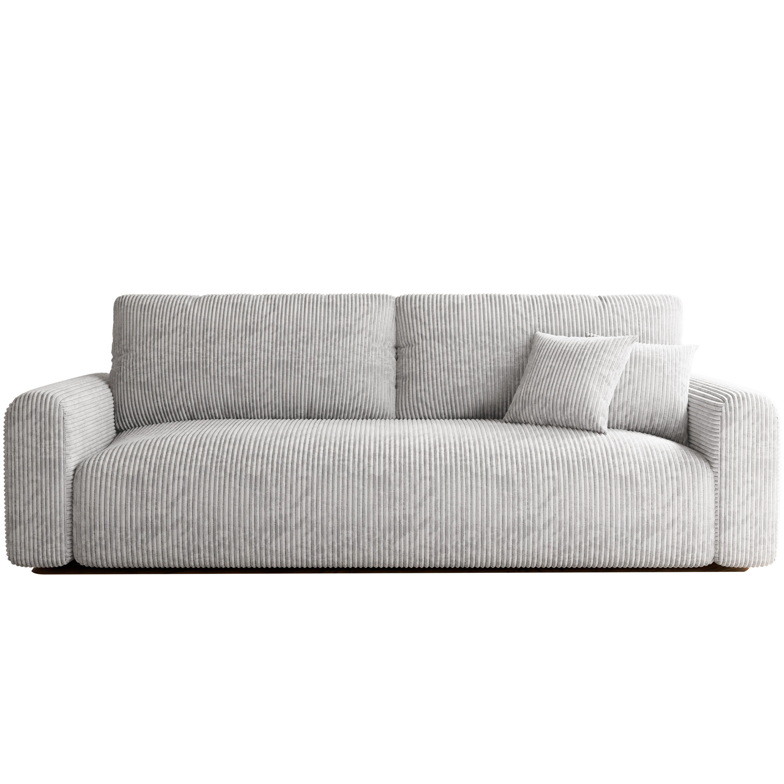 Idohome Schlafsofa Hellgrau 244x76x98 cm