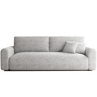SCHLAFSOFA JOBO mit Bettkasten Hellgrau - Hellgrau, Holzwerkstoff/Kunststoff (230/85/90cm) - Idohome