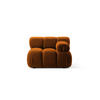 MODUL rechts Bellis aus Boucle ziegelrot - Orange, Textil (94/70/94cm) - Micadoni