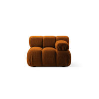 MODUL rechts Bellis aus Boucle ziegelrot - Orange, Textil (94/70/94cm) - Micadoni