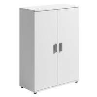 MEHRZWECKSCHRANK mit 2-Türen 75 cm in Weiß - Weiß, Holzwerkstoff (75/104/35cm) - Home Collective