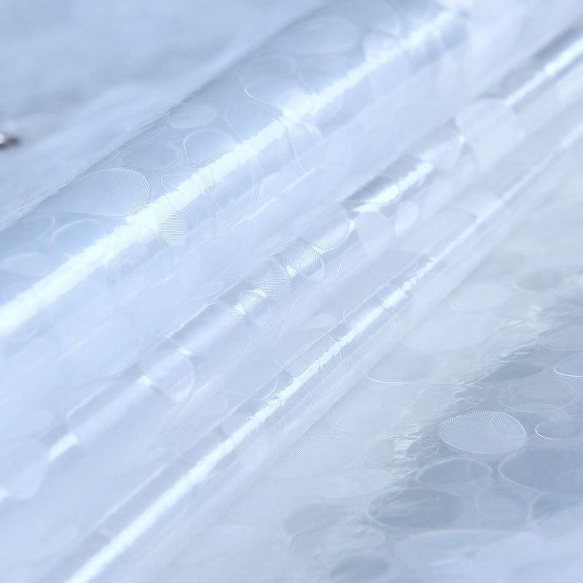 DUSCHVORHANG, transparent，180/180CM - Klar, Kunststoff (180/180cm)