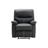 RELAXSESSEL - 1 Person - Kunstleder - Schwarz - - Schwarz, Leder (79/95/90cm) - Vente-Unique