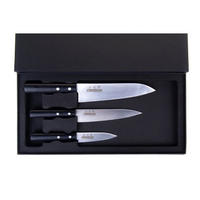 MESSERSET Silber 30/10/30 cm 358424445BBOMC - Silberfarben, Holz - Masahiro 