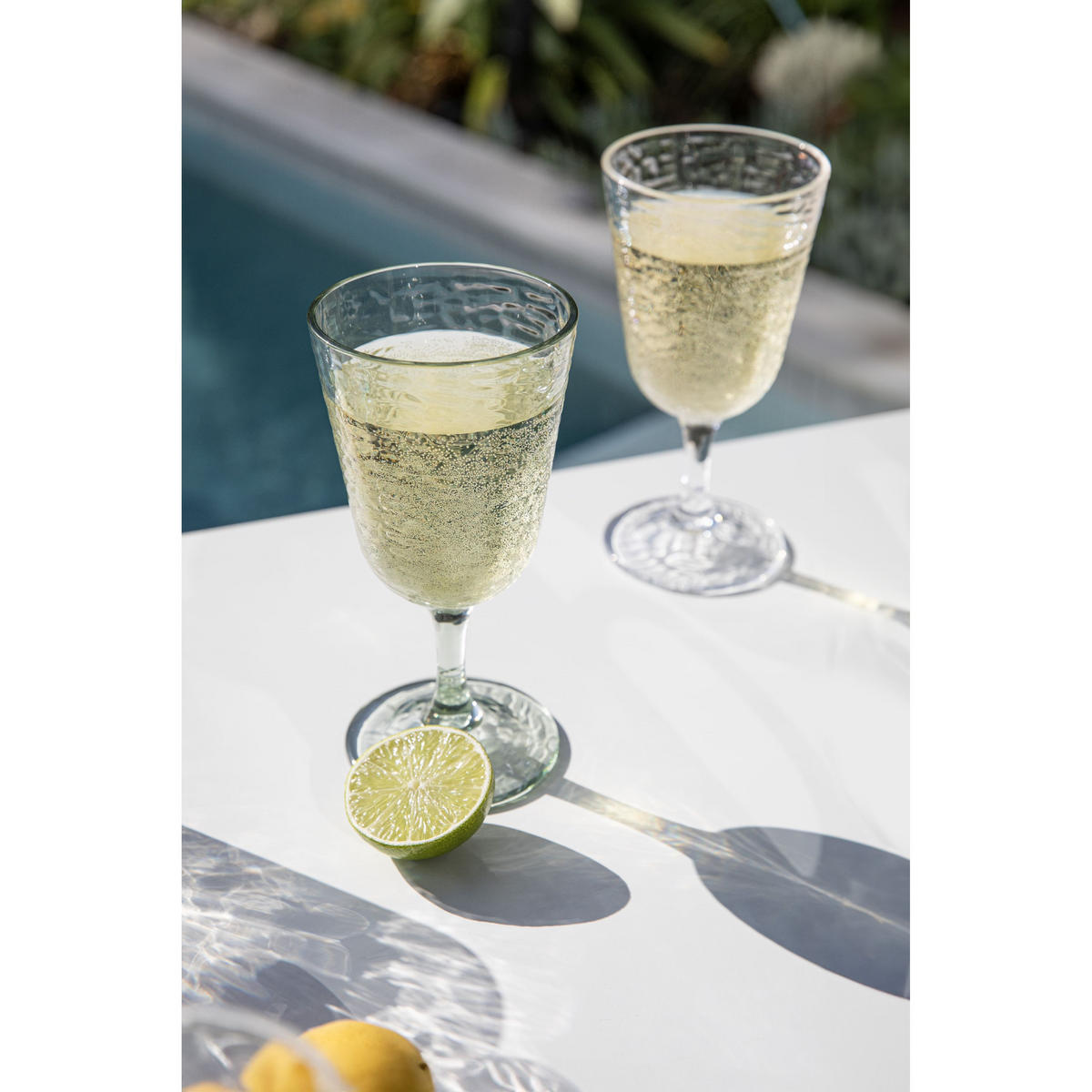 GLÄSER-SET Byron 4er Set Weinglas - Klar, Kunststoff - Ladelle