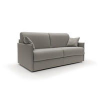 SCHLAFSOFA Evans - Taupe, Textil (189/96/96cm) - Divani.store