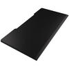 TISCHPLATTE 160x80, Schreibtischplatte 160x80cm - Outline, Schwarz - Schwarz, Holzwerkstoff (160/80/2.5cm) - Ultimate Setup