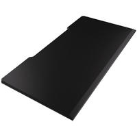 TISCHPLATTE 180x80, Schreibtischplatte 180x80 cm - Outline, Schwarz - Schwarz, Holzwerkstoff (180/80/2.5cm) - Ultimate Setup