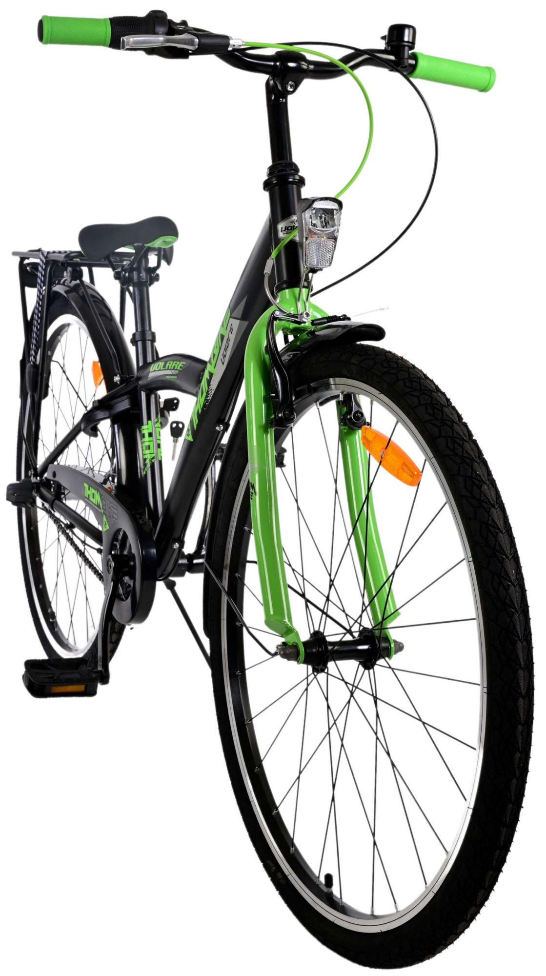 KINDERFAHRRAD Thornbike - Jungen - 26 Zoll - Rücktritt + Handbremse - 3 Gänge - Grün - Grün, Metall (77cm) - TPFSports