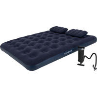LUFTBETT Luftmatratze Camping 2 Personen 203x152x22cm blau 2 Kissen & Luftpumpe - Blau, Kunststoff (152/203cm) - Avenli