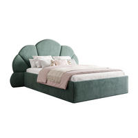 POLSTERBETT ARIEL mit Bettkasten 90x200 cm Element 15 - Grün, Textil (90/200cm) - Lookway