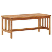 COUCHTISCH 102x50x43 cm Massivholz Akazie - Braun, Holz (102/50/43cm) - furnicato