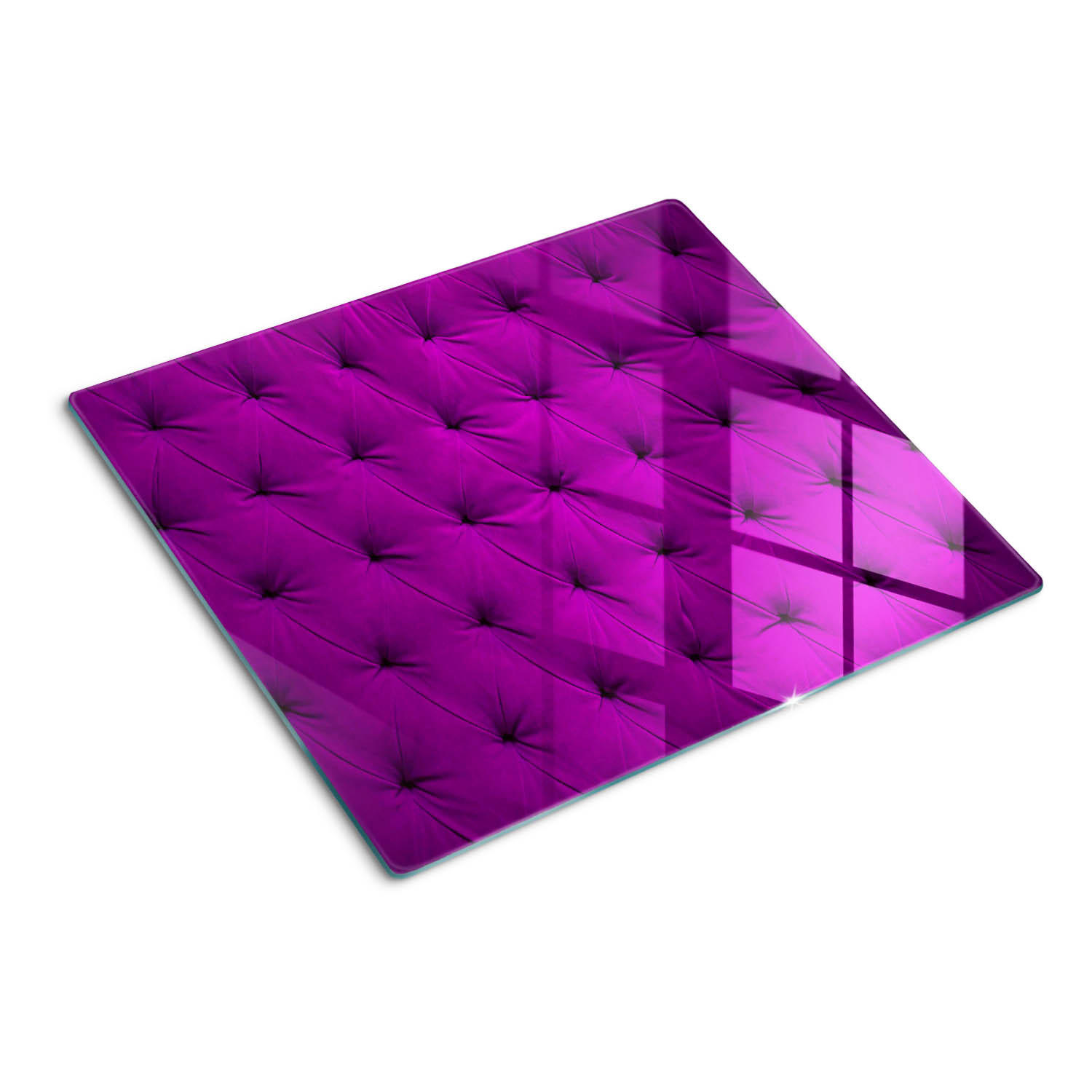 GLASPLATTE 60x52 cm Samtwand - Pink, Glas (60/0.4/52cm) - TULUP