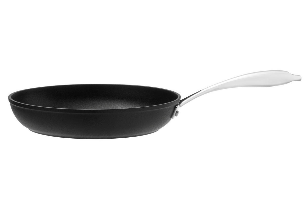INDUKTIONSBRATPFANNE Ø 26 cm - Schwarz, Metall (46cm)