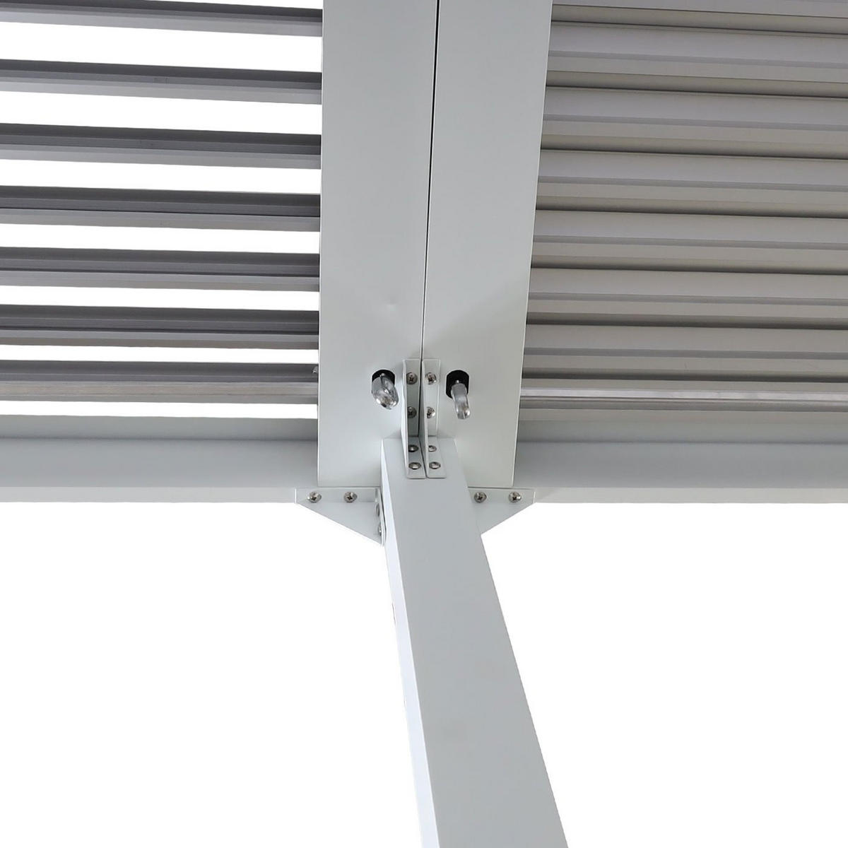 ALU PERGOLA Weiß - Weiß, Metall (590/224/306cm) - MCW