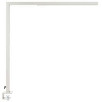 SCHREIBTISCHLAMPE Octant 4/121/120 cm - Silberfarben, Metall (4/121/120cm) - Beliani