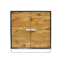 HOLZKOMMODE mit großen Schubladen für das Wohnzimmer DENIS - Eichefarben, Holz (100/100/45cm) - Rawood Furniture