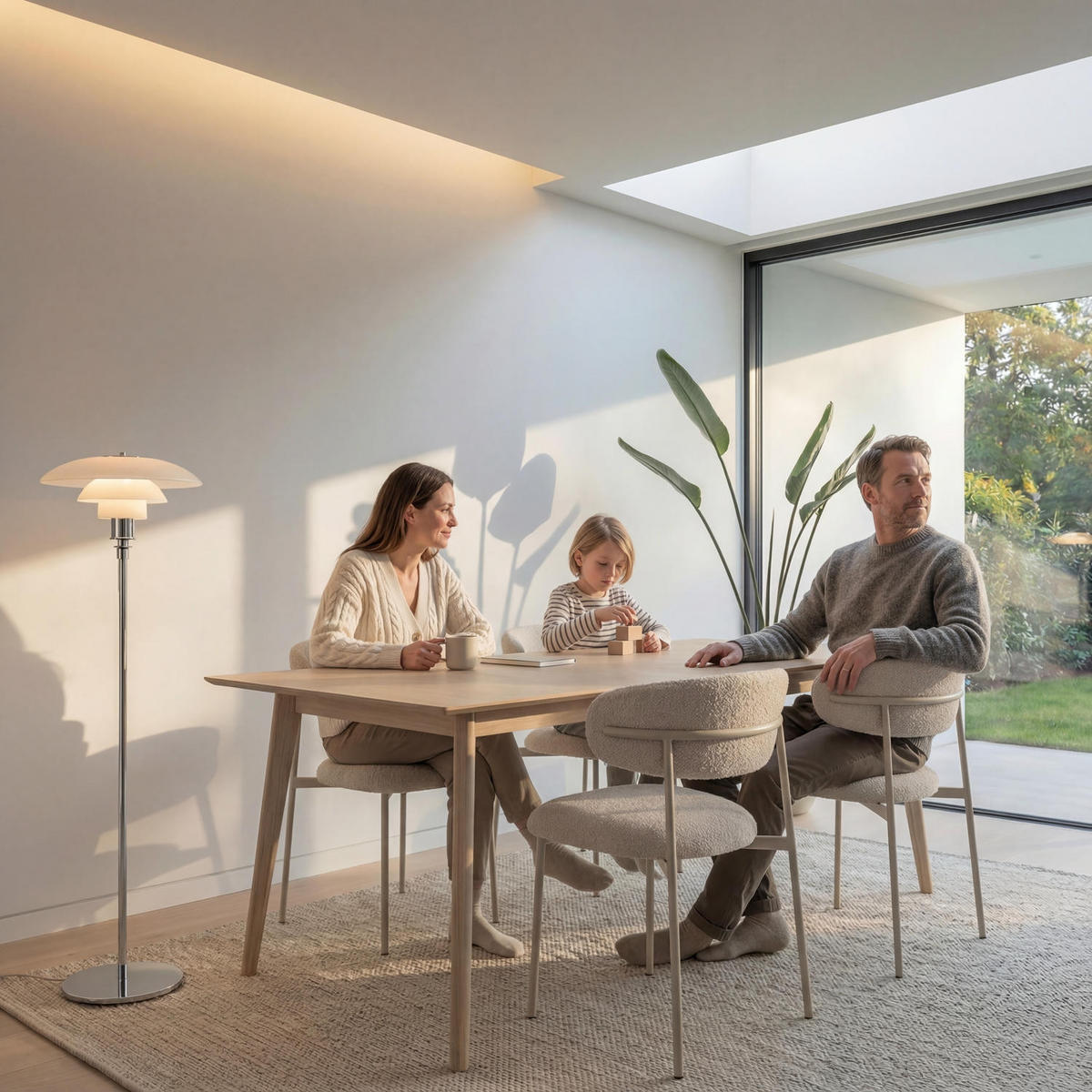ESSTISCH 95/170/75 Eiche massiv rechteckig - Eichefarben, Holz (95/170/75cm) - Furnhouse
