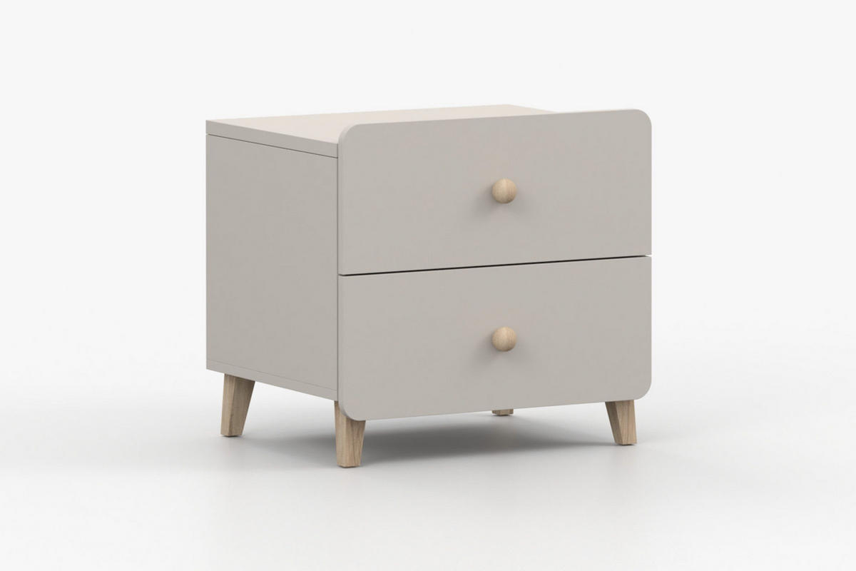 KINDER-NACHTTISCH MARCO 07 55/53/41 cm in Kaschmir - Kaschmir, Holzwerkstoff (55/53/41cm) - Deine Möbel 24