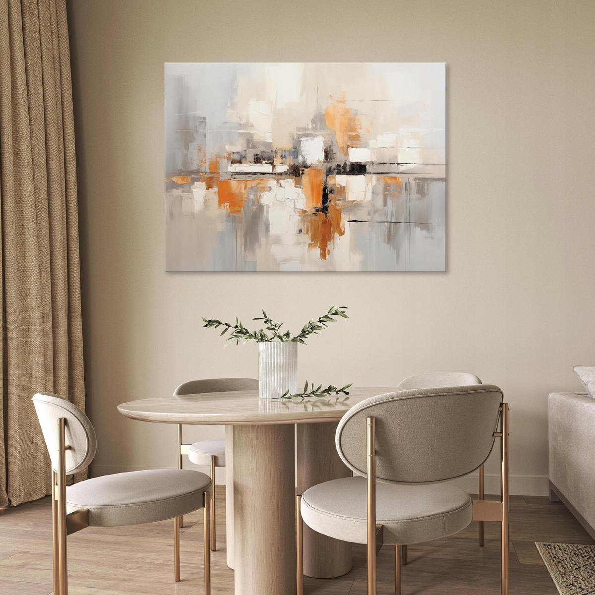 LEINWANDBILD Abstrakt Modern 120x80 - Multicolor, Holzwerkstoff (120/80cm) - Wallarena