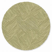 TEPPICH - Abstrakt - Modern - Grün - 90x90 cm - Olivgrün, Kunststoff/Textil (90/0.4cm) - OnlyWow