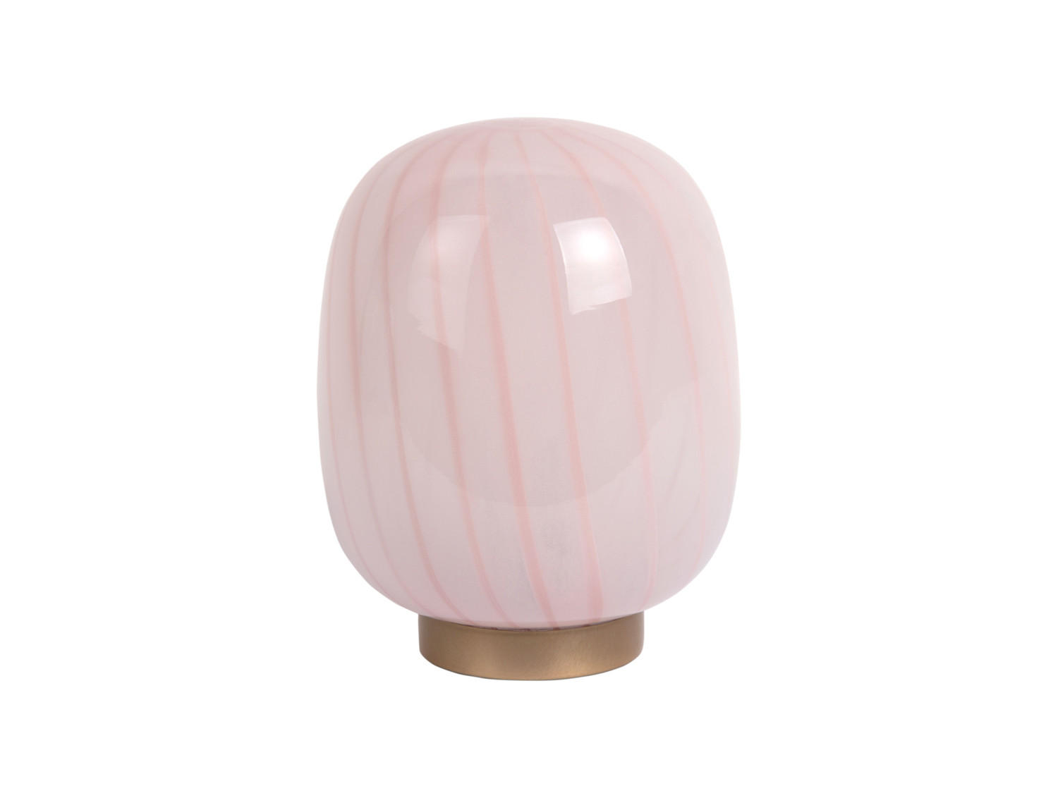 TISCHLAMPE Summer Globe 15.6/15.6/20 cm - Pink, Glas (15.6/15.6/20cm) - Leitmotiv