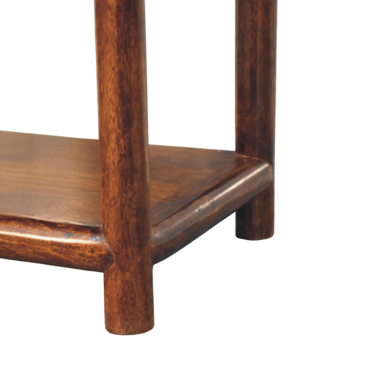 NACHTTISCH mit Kastanien-Finish, 1 Schublade, 1 offene Ablage, dunkelbraun - Dunkelbraun, Holz (45/50/35cm) - Artisan Furniture