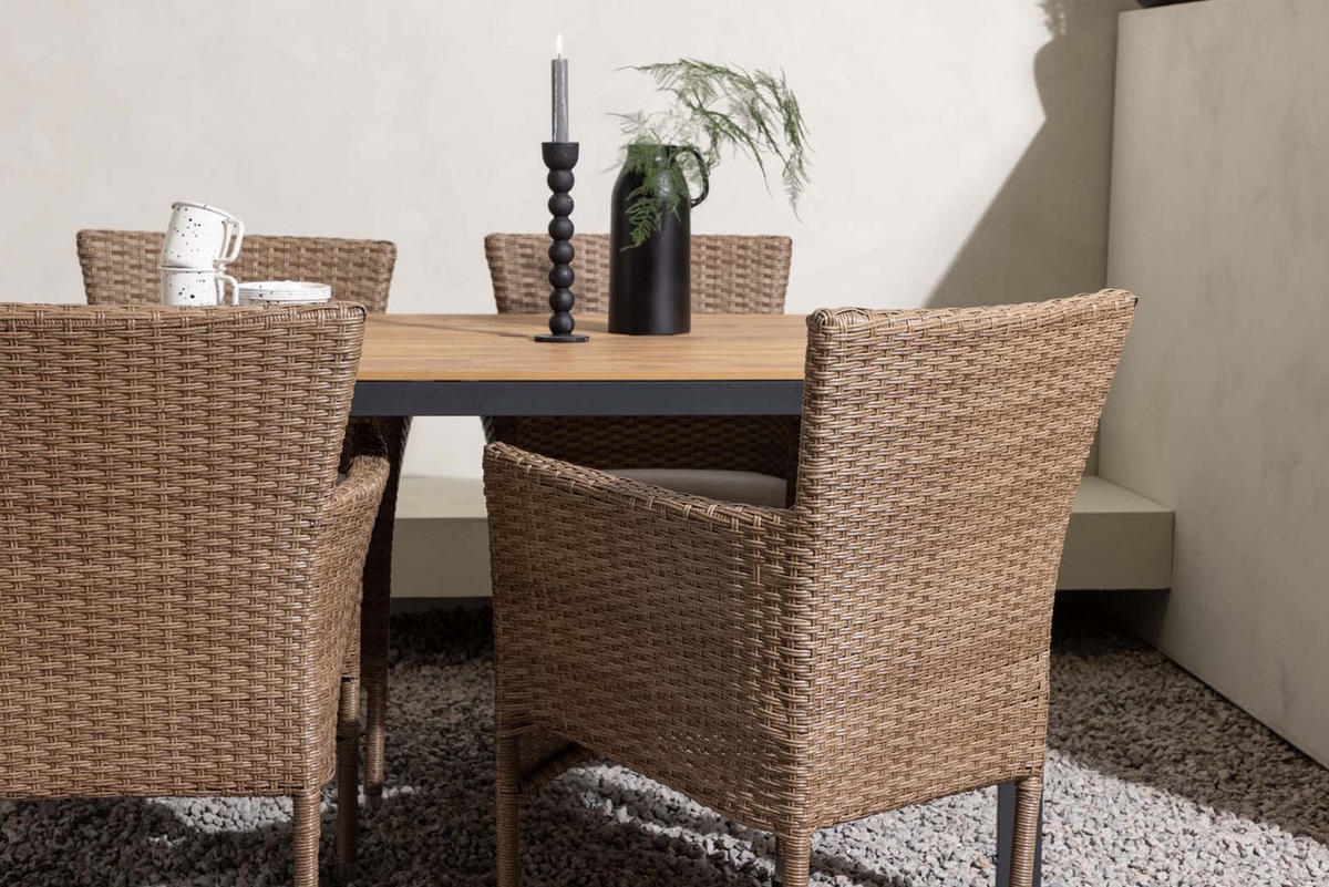 GARTENSET natur - Naturfarben, Holzwerkstoff - ebuy24