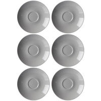 KAFFEEUNTERTASSEN Doppio Grau ø 16 cm 6er Set - Grau, Keramik (16cm) - Ritzenhoff Breker