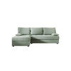 ECKSOFA MOS L Cosmic 16 Links mit Schlaffunktion - Hellgrün, Textil (200/143cm) - Bedante