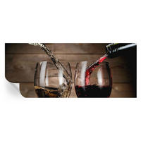FOTOTAPETE 250x104 cm - Gläser Wein - Grau, Textil (250/104cm) - Wallfluent
