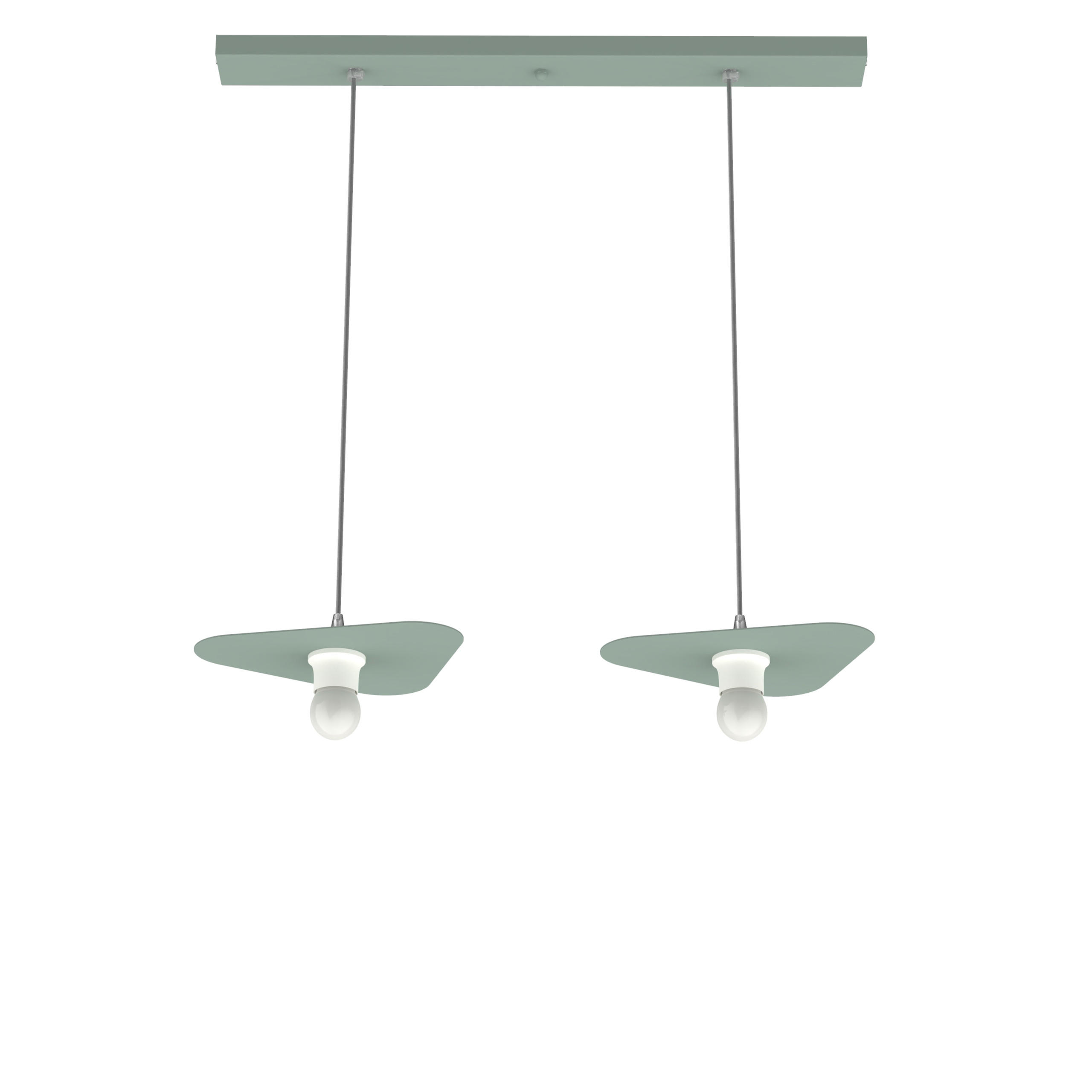 HÄNGELEUCHTE - Grün, Metall (25/30/7cm) - Lumicom