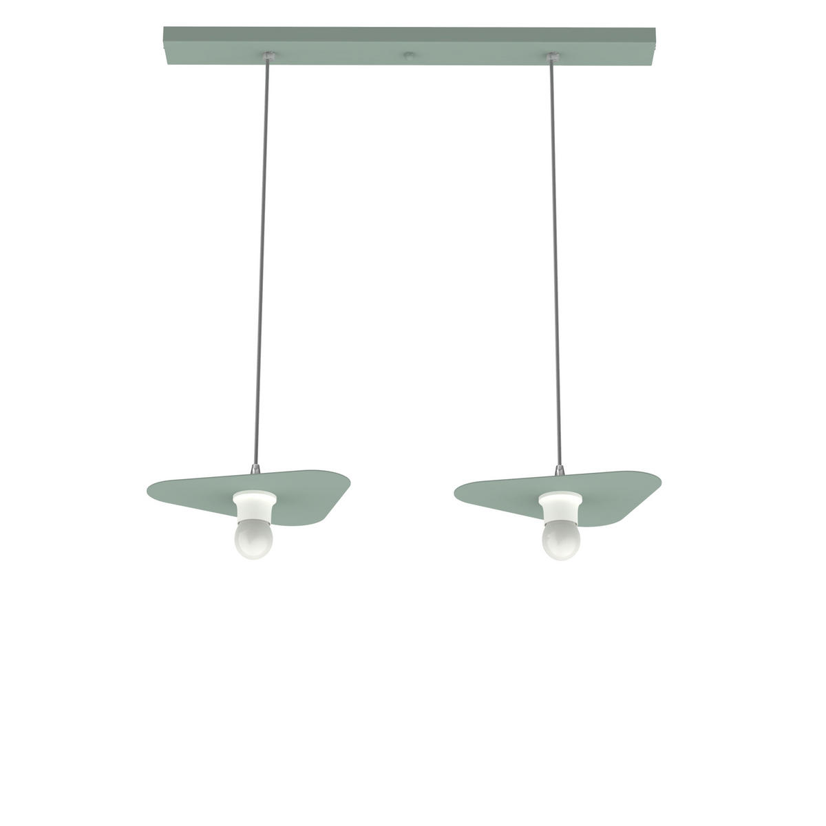 HÄNGELEUCHTE - Grün, Metall (25/30/7cm) - Lumicom