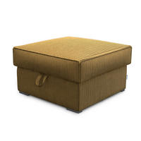 POUF FERA Gelb 65x65 cm - Gelb, Textil (65/38/65cm) - MASSENO