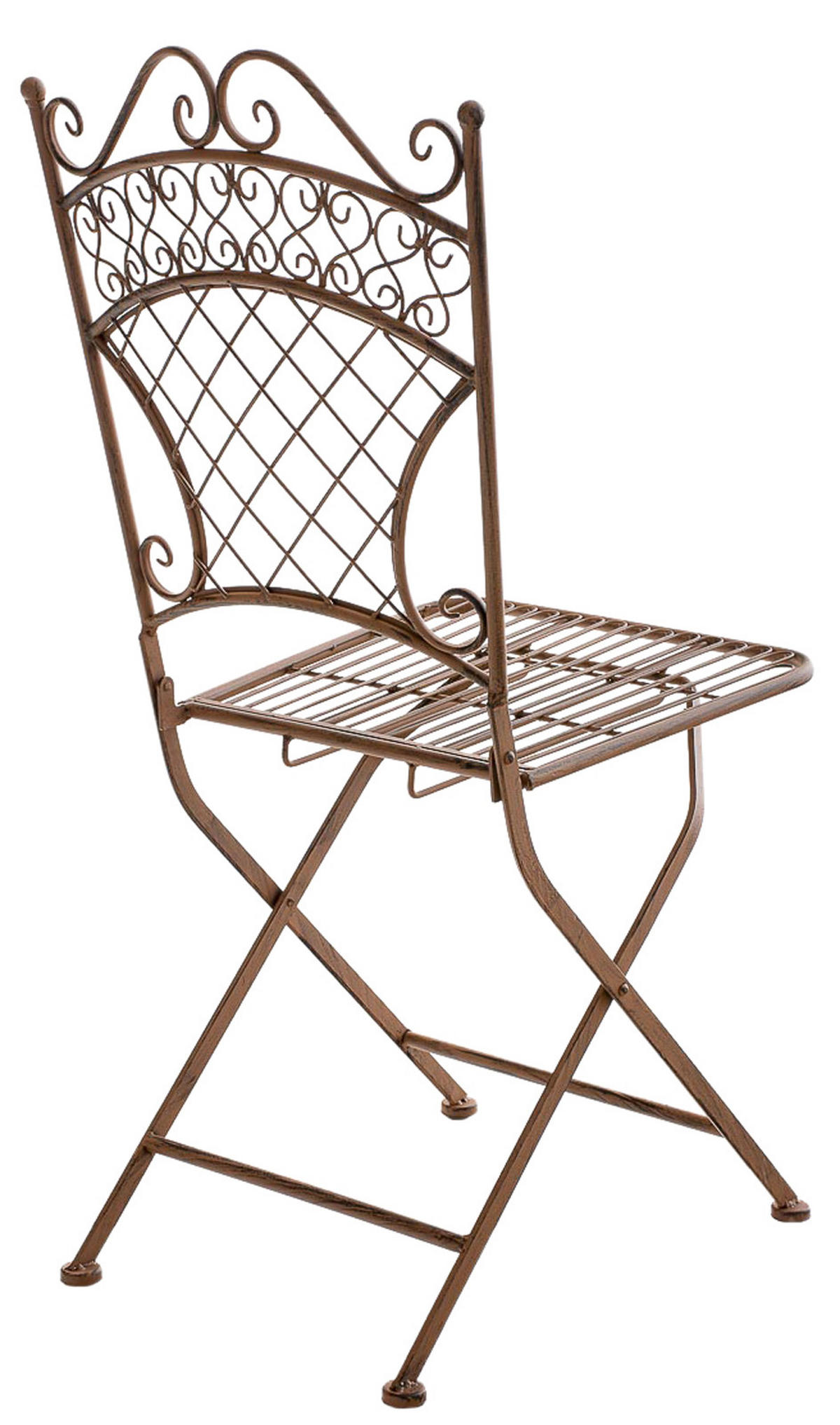 GARTENSTÜHLE Adelia - 2er Set antik braun - Braun, Metall (42/94/37cm) - TPFGarden