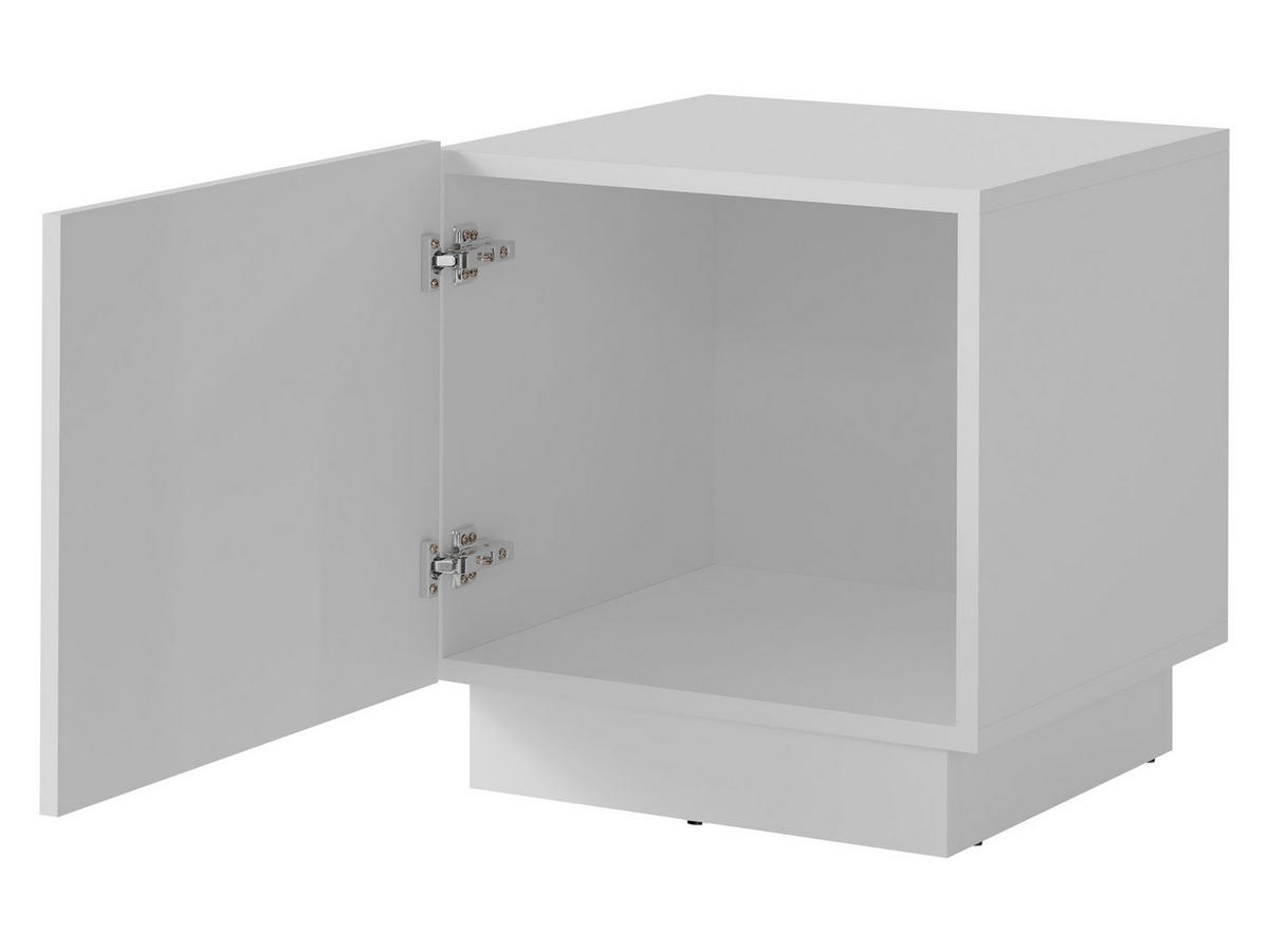 NACHTTISCH-SET Liverti 1D (2 Stück) - Kaschmir/Schwarz, Holzwerkstoff/Kunststoff (45/47/42cm) - MIRJAN24