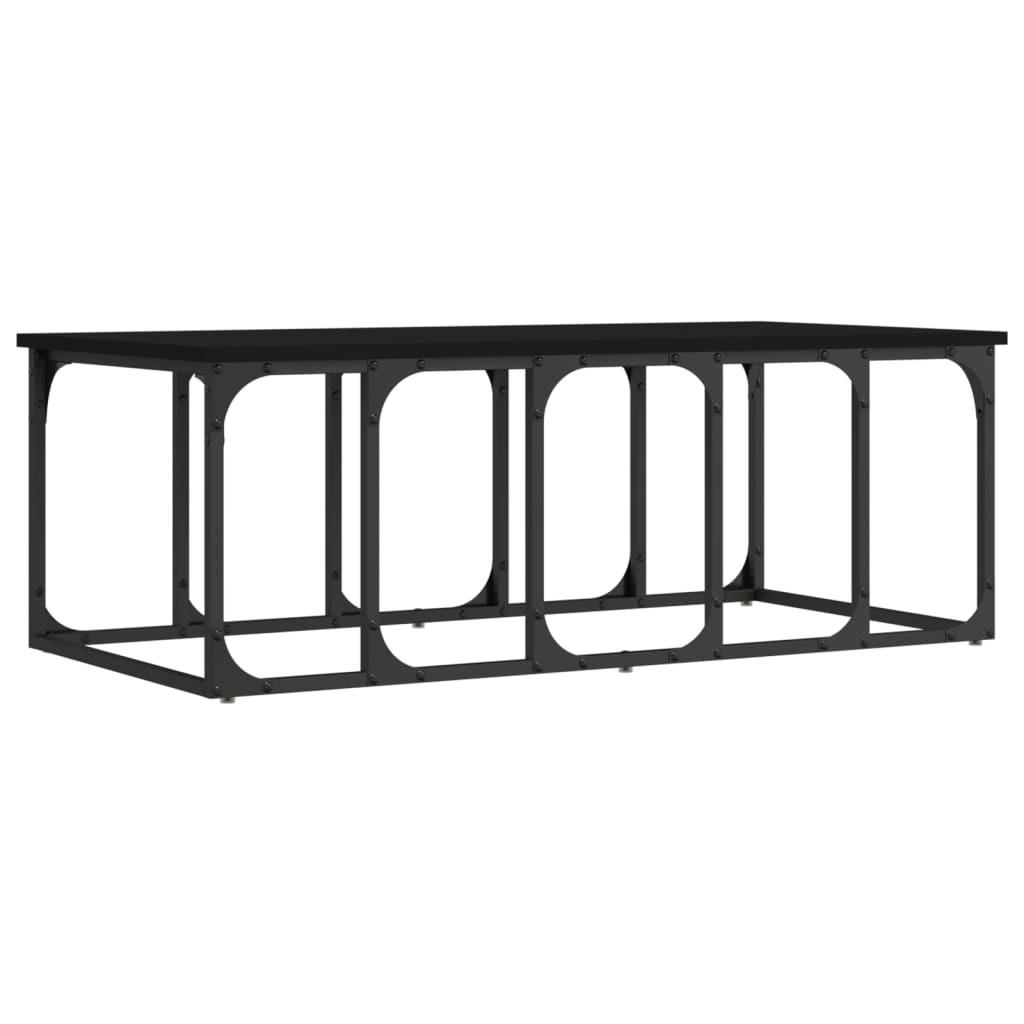 COUCHTISCH Schwarz 100x50x35,5 cm Holzwerkstoff - Schwarz, Holzwerkstoff (100/50/35.5cm) - furnicato