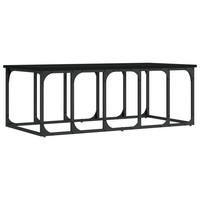 COUCHTISCH Schwarz 100x50x35,5 cm Holzwerkstoff - Schwarz, Holzwerkstoff (100/50/35.5cm) - furnicato