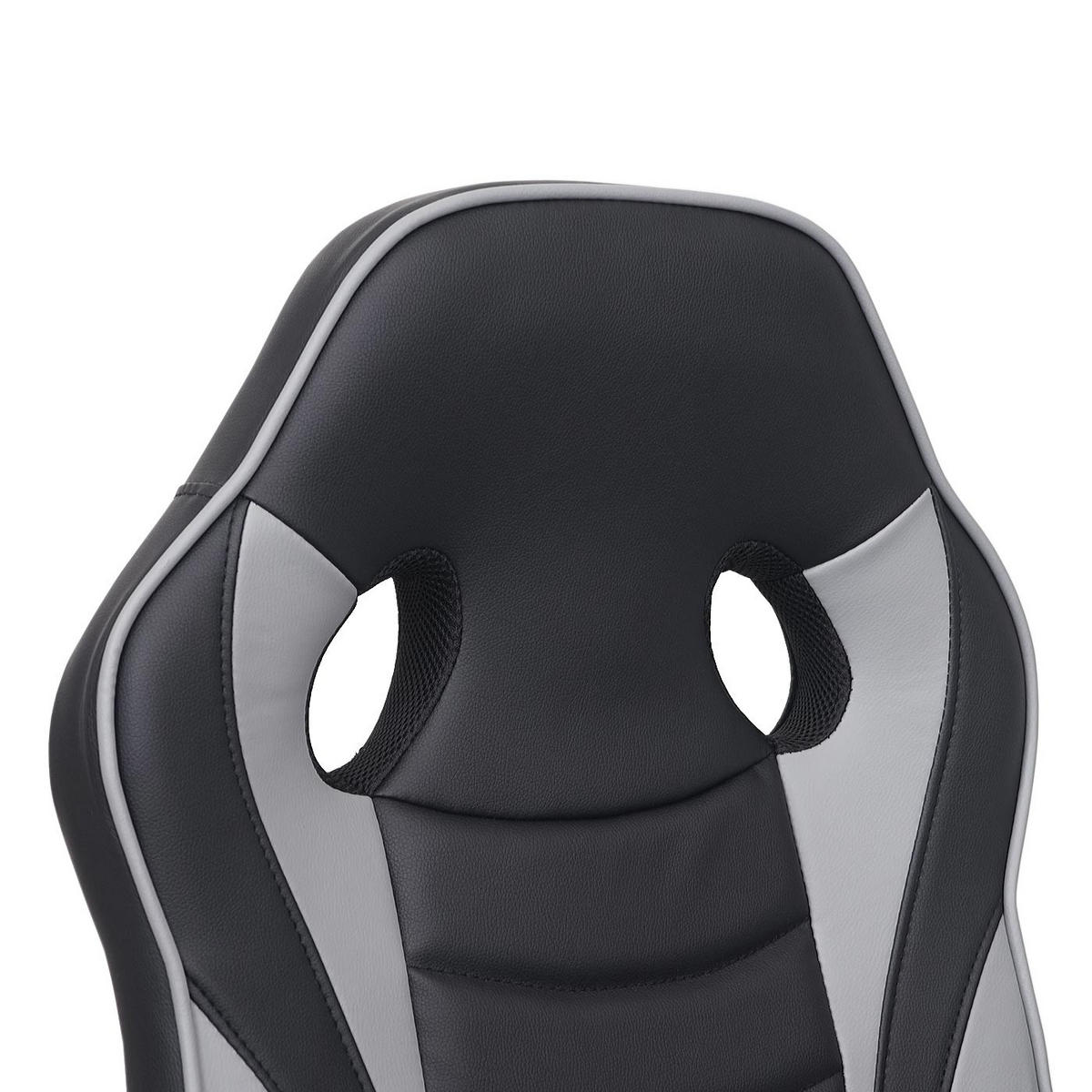 BÜROSTUHL Schwarz, Grau - Schwarz/Grau, Textil (63/119/64cm) - MCW
