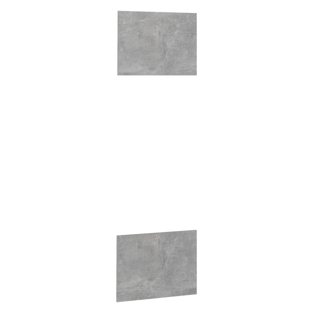 KÖKSFRONT R-Line betong 59.6x88.4 cm möbelfront för mikrovågsinbyggnad Grå 88.4/59.6/1.6 cm