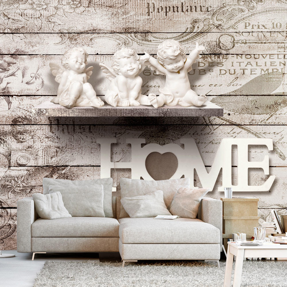 VLIESTAPETE Beige 400/280 cm - Beige/Braun, Textil (400/1cm) - KUNSTLOFT