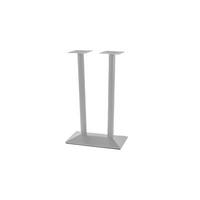 TISCHGESTELL STANDFUß DOPPELSÄULE HOCH - Silberfarben, Metall (70/110/40cm) - SAM