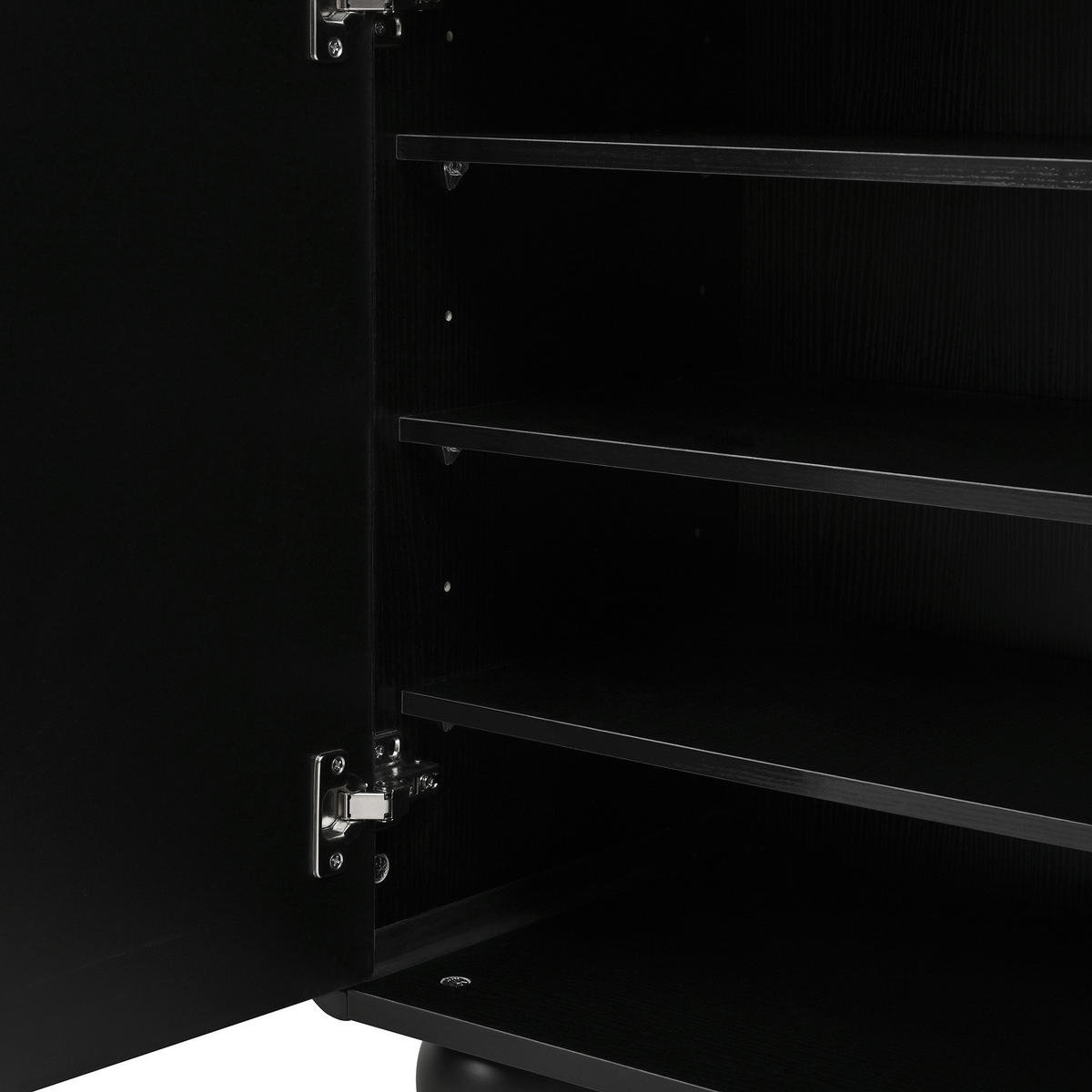 SIDEBOARD in Schwarz Aufbewahrungsschrank mit Schubladen, 140 B x38 T x 89 H(cm), fürs Wohn & Schlaf - Schwarz, Holzwerkstoff (140/89/38cm) - STILVORA