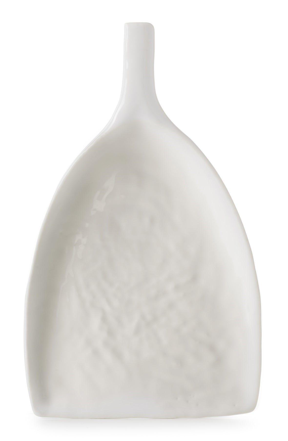 SCHAUFELPLATTE YLI 18,5 CM Alabaster Weiss - Weiß, Keramik (14.5/2.5/18.5cm) - Revol Porcelaine France