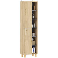HOCHSCHRANK DE-12443 40/24/148 cm Naturholz - Naturfarben, Holzwerkstoff (24/148/40cm) - ComfortXL