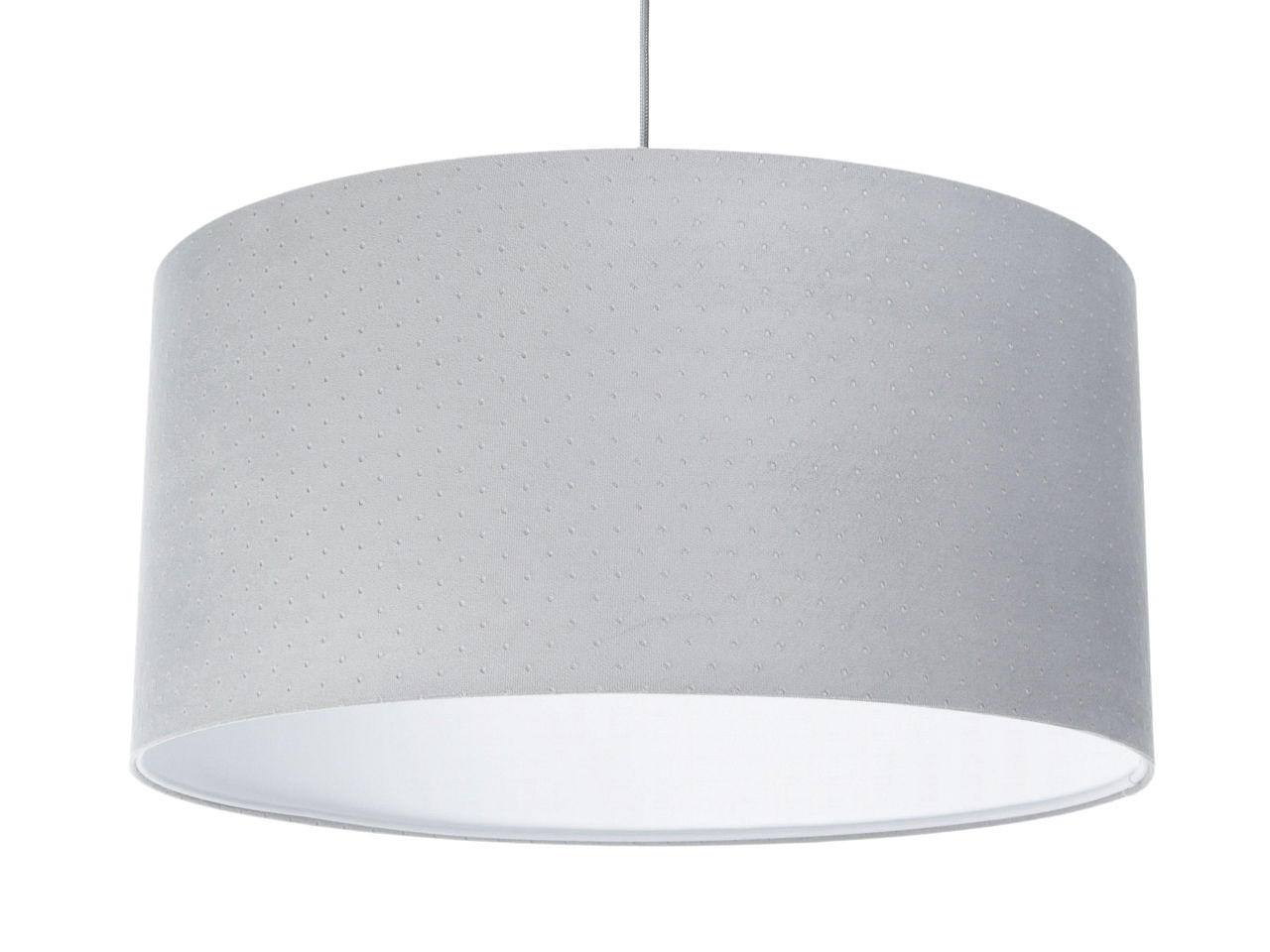 HÄNGELEUCHTE Grau 60/30 cm - Weiß/Grau, Kunststoff (60/1.1/30cm) - ONZENO