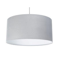 HÄNGELEUCHTE Grau 60/30 cm - Weiß/Grau, Kunststoff (60/1.1/30cm) - ONZENO