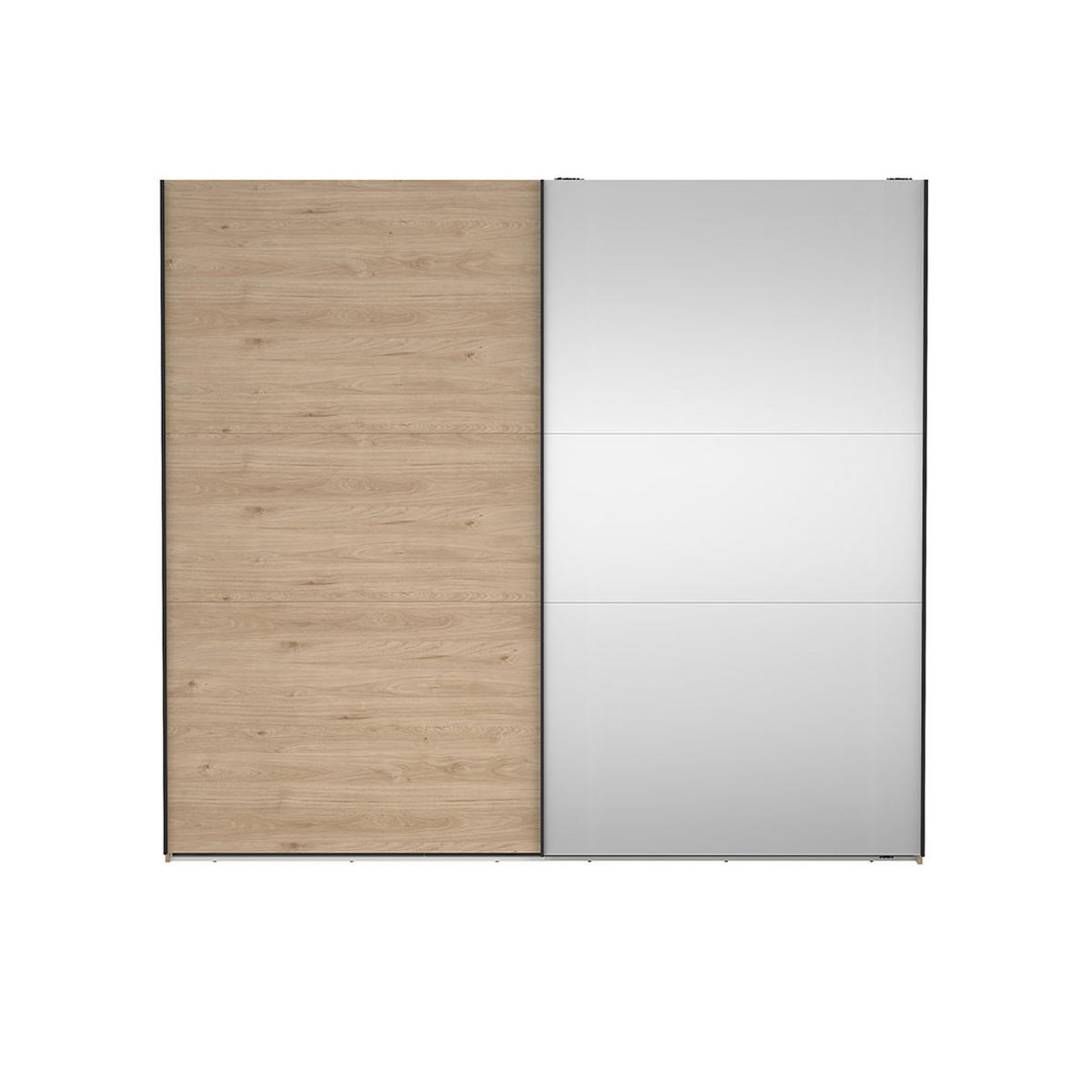 SCHIEBETÜRENSCHRANK, Como, Eiche, Holzwerkstoff, 244 x 67 x 221 cm - Eichefarben, Holzwerkstoff (244/221/67cm) - ebuy24